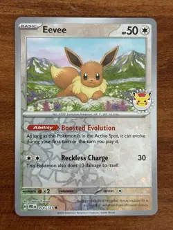 Eevee - (Pokemon Day 2025) (Reverse Cosmos Holo) 074/131 - Image 1