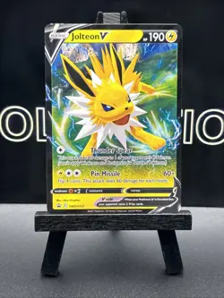 Jolteon V - SWSH151 Black Star Promo Ultra Rare Pokemon - NM/MINT - Image 2