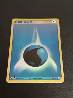 2003 Pokemon Ruby & Sapphire Water Energy Reverse Foil 106/109 Minty - Image 1