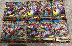 Pokemon Mega Evolution Loose Booster Pack Lot of 10 Brand New Factory Sealed - Image 1