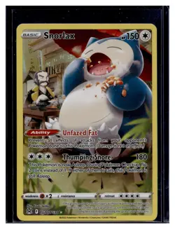 Snorlax TG10/TG30 Swsh11: Lost Origin Trainer Gallery Holo Pokemon TCG - Image 1