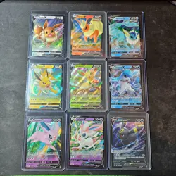9 Eevee Evolutions Box Promo Umbreon Sylveon SWSH203 SWSH202 Pokemon - Image 1