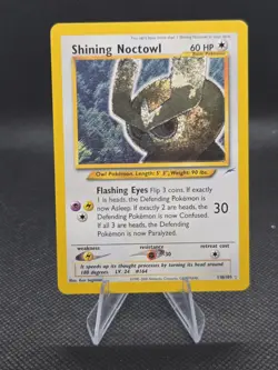 Shining Noctowl 110/105 Pokemon Neo Destiny - (LP-) - Image 1