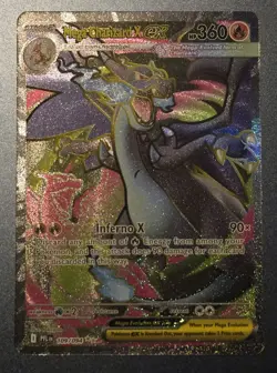 Pokemon Phantasmal Flames Mega Charizard X ex Full Art Secret Rare 109/094 - Image 1