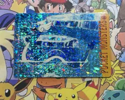 Pokemon Vintage Pocket Monsters Vending HOLO Prism Sticker 1999 Bandai Nintendo - Image 1