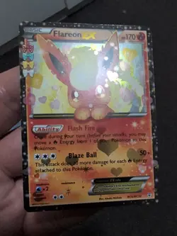 Pokemon TCG Flareon EX RC6/RC32 Generations Radiant Collection - Image 1