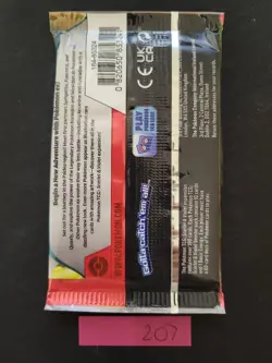 22.89g (Heavy for Lot) Scarlet & Violet Pokemon Booster Pack Sealed + BONUS #207 - Image 2