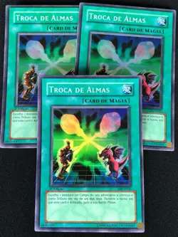 YUGIOH SOUL EXCHANGE DIY-P041 1ST SUPER X3 (NM) PORTGUESE - Image 1