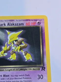 Dark Alakazam 18/82 Team Rocket 1st Edition - Non Holo Pokemon Card - Image 4