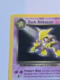 Dark Alakazam 18/82 Team Rocket 1st Edition - Non Holo Pokemon Card - Image 5