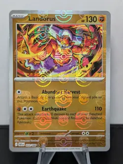 Landorus MASTERBALL REVERSE HOLO Black Bolt #053/086 Pokemon Card TCG - Image 1