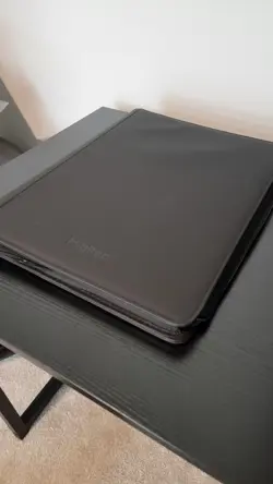 16 pocket binder, Side load, Black, Holds 1280 cards, Brand New - Image 1