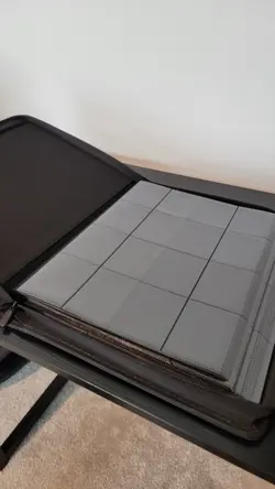 16 pocket binder, Side load, Black, Holds 1280 cards, Brand New - Image 3