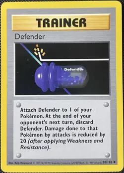 Defender 080/102 Base Set (Shadowless) Regular - Pokemon Card - Image 1