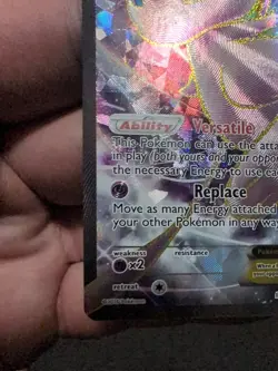 Mew EX - XY126 - Full Art Black Star Ultra Rare Promo - Pokemon Card - NM- Holo - Image 4