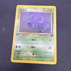 Pokemon Cards: Team Rocket 1st Edition Common: Zubat 70/82 - Image 1