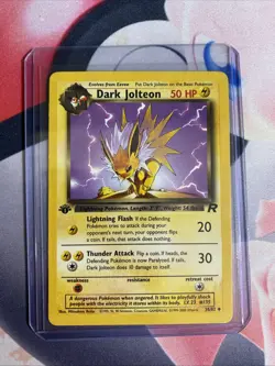 Dark Jolteon - 38/82 - Pokemon Team Rocket 1st Edition Card LP - Image 4