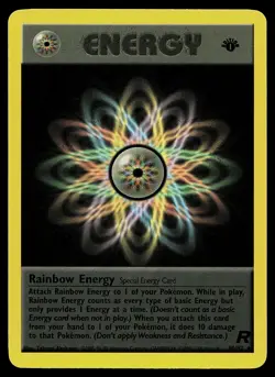 Pokemon Card - Rainbow Energy Team Rocket 80/82 Rare 1st Edition - Image 1