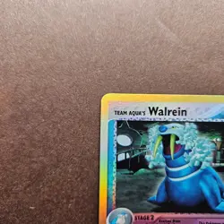 Team Aqua's Walrein 6/95 Pokemon EX Team Magma vs Team Aqua Reverse Holo Card LP - Image 2