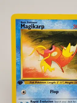 1st Edition Magikarp Pokemon Card /82 Team Rocket Set Near Mint Condition - Image 2