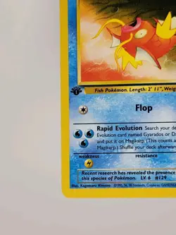 1st Edition Magikarp Pokemon Card /82 Team Rocket Set Near Mint Condition - Image 4