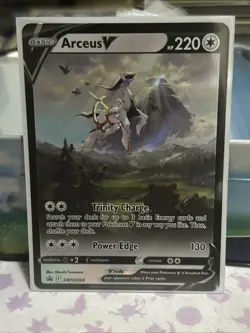 Arceus V - SWSH204 - Sword & Shield - Promo Holo Pokemon Card - NM - Image 1