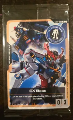 Gundam EX Base EXBP-003 Promo Gundam Card Game World Tour 2025 LIMITED English - Image 1