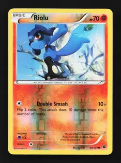Riolu 45/124 Fates Collide English Pokemon Card TCG - Image 1