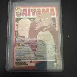 Saitama OPM-1-062 SR* Union Arena Card English One Punch Man Alternate Art NM - Image 1