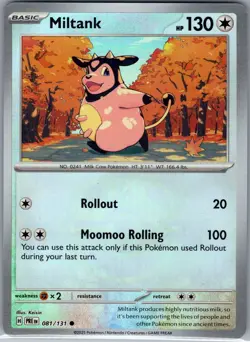 Miltank (Master Ball) 081/131 SV: Prismatic Evolutions - Pokemon Card - NM - Image 1