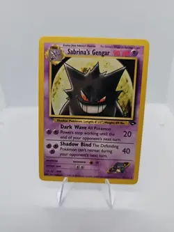 Pokemon TCG Sabrina's Gengar Gym Challenge 29/132 Non-Holo Rare Card NM - Image 1