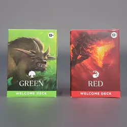 Magic: The Gathering MTG 2024 Red & Green Welcome Deck Magic Cards - Complete - Image 1