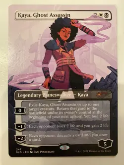 Kaya, Ghost Assassin *Non-Foil* SECRET LAIR: Black Is Magic MTG MT/NM Comb Ship - Image 1