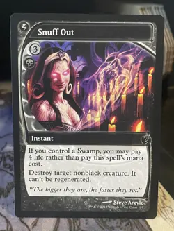 Snuff Out Future Sight Mystery Booster 2 MTG Magic - Image 1