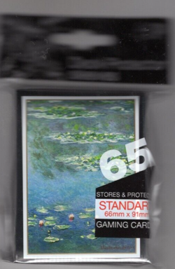 65 Ultra Pro WATER LILLIES Standard Size Deck Protector Sleeves Pack MTG - Image 1