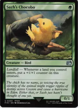 Sazh's Chocobo U FINAL FANTASY 200 NM Normal MTG - Image 1
