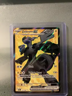 Pokemon TCG Zekrom Ex SV: Black Bolt Secret Rare 158/086 - Image 1