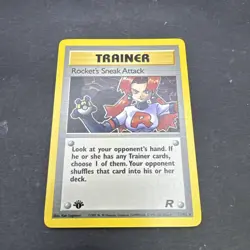 Pokemon 1999-2000 1st Edition Rockets Sneak Attack #72/82 Team Rocket. - Image 1