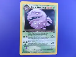 Pokemon 1ST Edition Team Rocket 31/82 Dark Weezing Non-Holo NM - Image 1