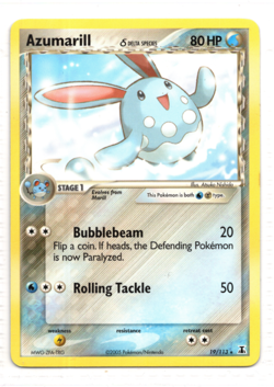 Pokemon TCG - Delta Species - Azumarill 19/113 NM - Image 1