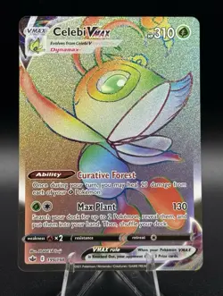 Pokemon Celebi VMAX 199/198 SWSH06: Chilling Reign - NM - Image 1