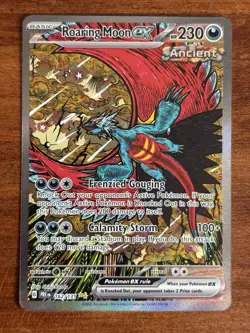 Roaring Moon EX 162/131 Pokemon Prismatic Evolutions Special Illustration Rare - Image 1