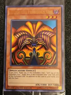 Yugioh SEALED Exodia the Forbidden One LART-EN004 Ultra Rare Limited Edition!! - Image 1