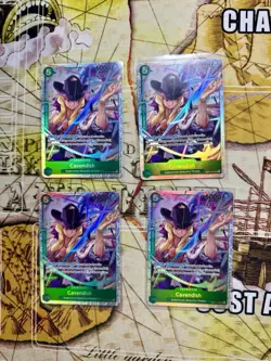 One Piece - Cavendish English Playset (EB01-012) x4 Card The Best Vol.2 (PRB02) - Image 1