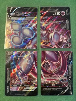 Mewtwo V-union (Set of 4) SWSH159 SWSH160 SWSH161 SWSH162- Pokemon - Promo Card - Image 1