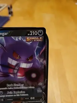Pokemon TCG Fusion Strike Gengar v Holo Ultra Rare Card 156/264 NM/M - Image 4