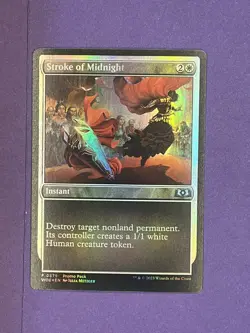 Stroke of Midnight - FOIL PROMO - WOE 0357 - Pack Fresh Card - MTG - Image 1