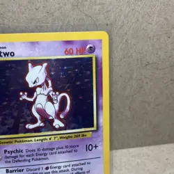 Pokemon TCG Mewtwo 10/102 Base Set Unlimited Holo Card NM/LP - Image 5
