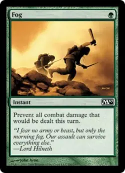 Fog -Foil Light Play MTG Magic 2010 Core Set - Image 1