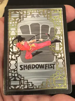 1995 Shadowfist Collectible Card Game - New Manifesto Signed By artist Rousselle - Image 3